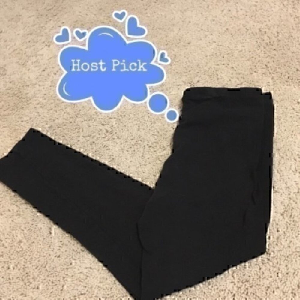 Girls size medium Weaver’s Girl black leggings
